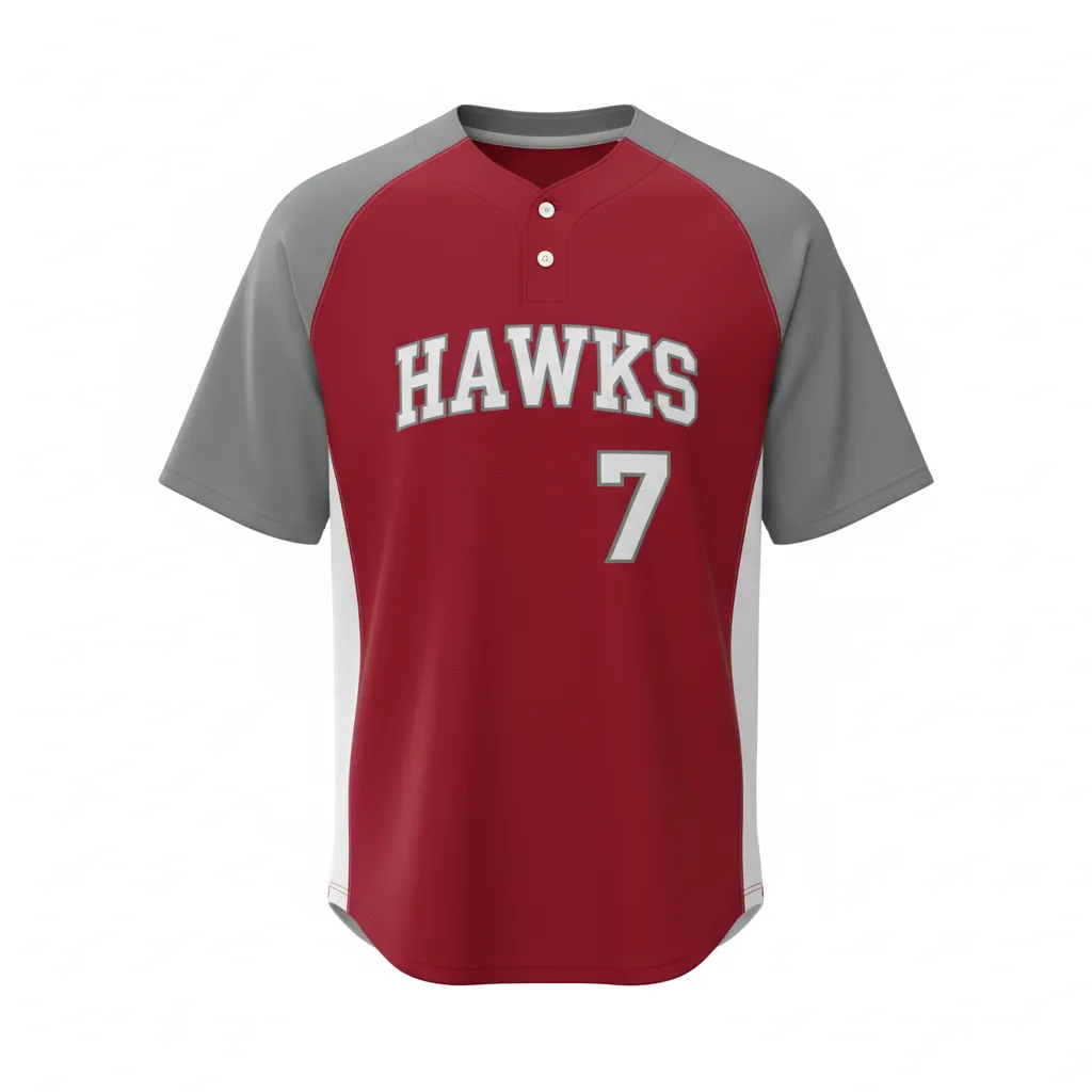 Two Button Baseball Jersey