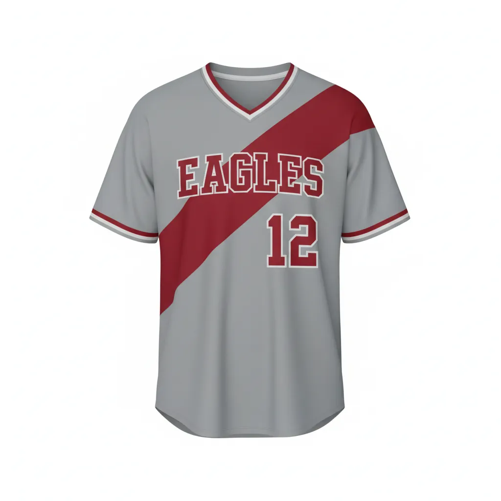V Neck Baseball Jersey